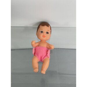 Vintage 1973 Mattel Baby Chrissy Barbie Doll With Pink Diaper